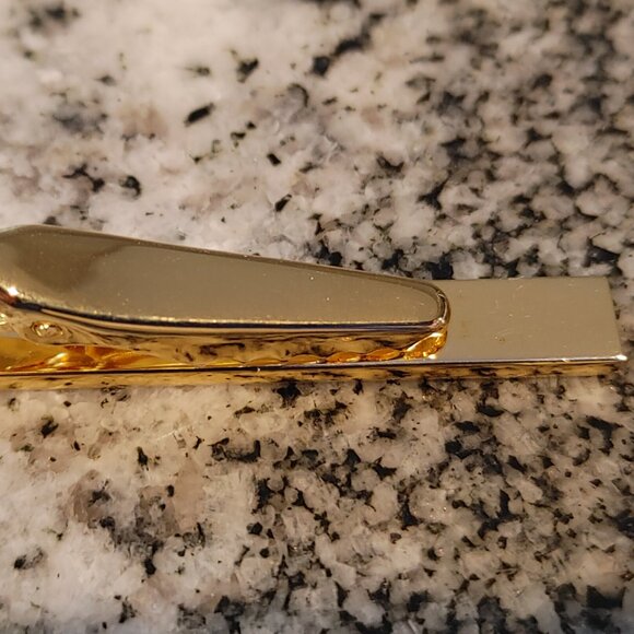 DIOR Tie Clip Bar Gold Plated - Picture 5 of 15